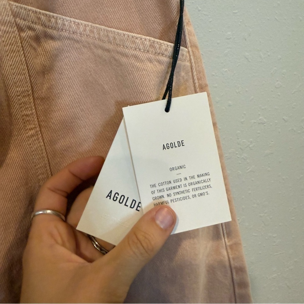 AGOLDE Mara Barrel Jeans in Pink Salt - Picture 13 of 15